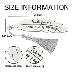 Thank You for Being Part of My Story Bookmark, Appreciation Gift for Teacher …