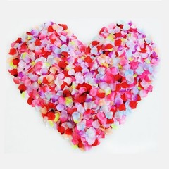 2000 Pcs Artificial Silk Rose Petals Decoration Artificial Petals Silver