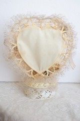9″ & 5″ Vtg 80s Plastic 50th Anniversary Gold Bakery Crafts Wedding Cake Toppers