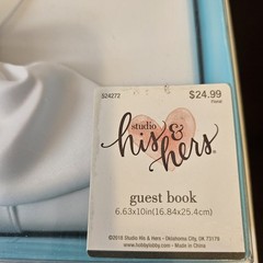 Wedding Lot White Memory Book Guest Book Register And Pen New In Boxes