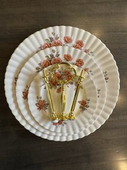 Royal Albert Centennial Roses 3- Tier Cake Dessert Stand England