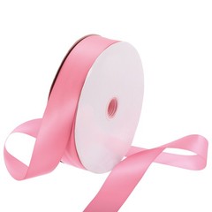 100 Yard Satin Ribbon Double Sided Grosgrain Silk Ribbon, 1.5″/Pink