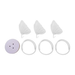 3* White Artificial Butterfly Decorations Floorstanding Fake Butterfly Décor