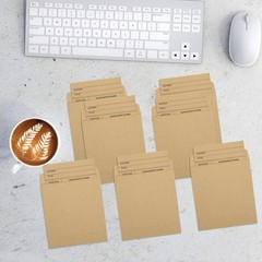 140 Pieces Vintage Library Card Pockets Library Card Envelopes with 140PCS Re…
