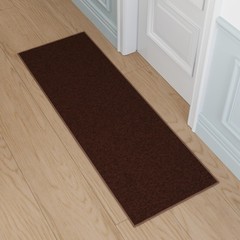 Machine Washable Modern Solid Design Non-Slip Rubberback 2×6 Traditional Runner