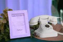 Retro Audio Guest Book Phone for Weddings – Capture Cherished Messages Forever