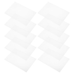 10 Pcs Acrylic Welcome Sign Wedding Blank Seat Memory Table Decor Clear