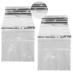 2 Pcs Glitter Disco Table Runner 12×71 Inch Disco Table Cloth Sequin Table