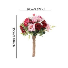 Bridal Wedding Bouquet Floral Wedding Centerpieces Decorative Artificial Flowers