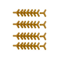 4PCS Gold Flower Stand Rectangular Rack Set For Wedding Table Centerpieces Decor