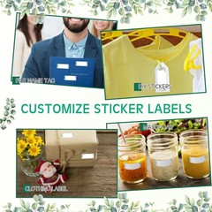 Lincia 20 Sheets 600 Pcs Wedding Greenery Leaf Address Labels Printable Elega…
