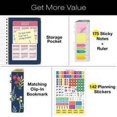 HARDCOVER 2026 Planner, 7″x9″: 14 Months (November 2025 – December 2026), Dai…