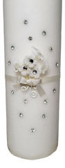 3-Piece Candles Set Wedding Supplies Rhinestone 9″ Unity Pillars & 10″ Tapers