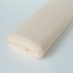 Ivory TULLE NET FABRIC 108″ wide x 50 yards Bolt Crafts Sewing Put-up Wedding