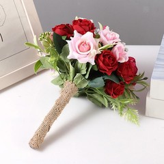 Bridal Wedding Bouquet Floral Wedding Centerpieces Decorative Artificial Flowers
