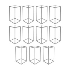 11pcs Wedding Flower Stands Flower Holder Rectangular For Wedding Decorations