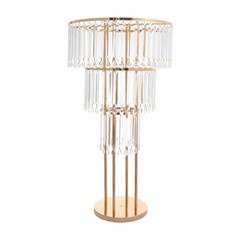 3-Tier Crystal Flower Stand Wedding Centerpieces For Tables 28.3in Tall Pair NEW
