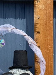 Unique Handmade Bride and Groom Rocks Wedding Decor Centerpiece Bottle Cap Eyes