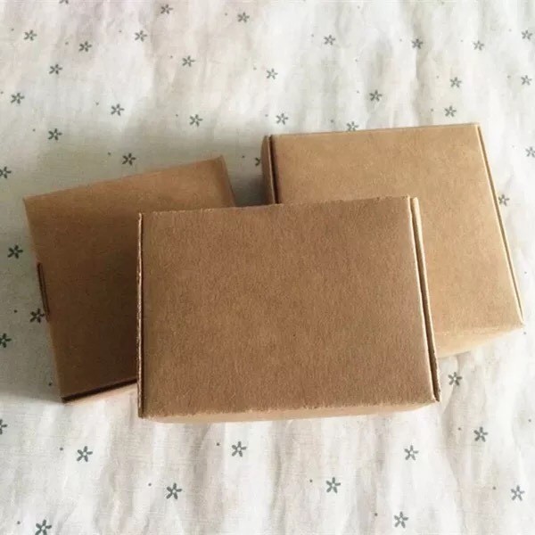 200 Kraft Paper Product Packaging Boxes Party Wedding Favour Cookie 10.4×5.7x3cm