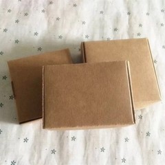 200 Kraft Paper Product Packaging Boxes Party Wedding Favour Cookie 10.4×5.7x3cm