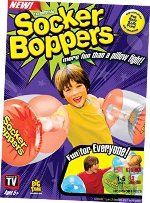 Inflatable Boxing Pillows – One Pair Boppers – Clear, Box and Bop – Durable