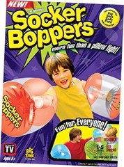 Inflatable Boxing Pillows – One Pair Boppers – Clear, Box and Bop – Durable