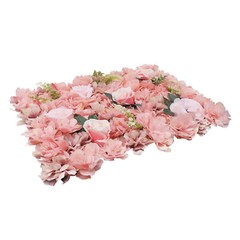 12 Pcs Flower Wall Panels Roses Hydrangeas for Wedding & Party Venue Decoration