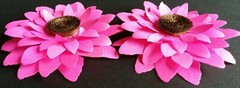 Paper Flower Wedding Party Nursery Wall Decor Shower Hot Pink Sunflower 2 Pieces
