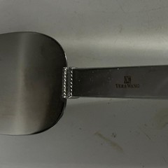 Vera Wang Stainless Steel Bow Ribbon Cake Server Knife Set Elegant Party