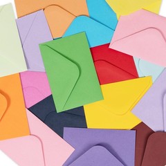 Gift Card Envelopes – 160-Count Mini Envelopes, 4 x 2.7 Inches, 16 Colors