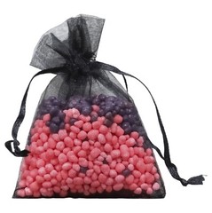 Black Drawstring Organza Gift Bags Wedding Party Favor Jewelry Pouches 20/50/100
