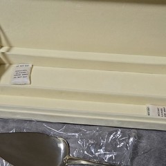 Lenox Gold Glossy Stainless Steel Heart Handle Cake Knife & Server Set, 2-Piece