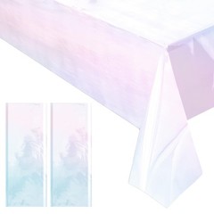 2 Pieces Iridescence White 2 (40″ x 108″ Rectangular),