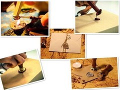 Jesus Christian Seal Wax Stamp Bronze Head with Handle, for Wedding, Cards