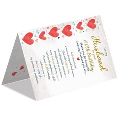 Beixian Funny 60th Birthday Card Gifts for Husband from Wife, Happy 60th Birt…