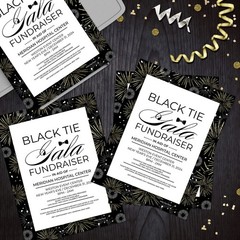Happy New Year Holiday Letterhead / 50 Festive Fireworks, Fireworks
