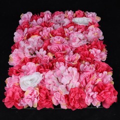 6pcs Artificial Flower Wall Panel Artificial Rose Red Flower Wall Decor 60*40cm