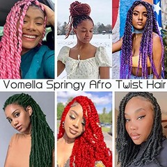 Afro Twist Hair 12inch Afro Twist Crochet Braiding Hair 12 Inch (Pack of 6) 30#