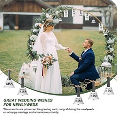 Wedding Kissing Bells Bulk Party Favors – Mini Bells with Organza Bags & Cards (