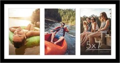 Americanflat 5×7 Picture Frame Collage with Shatter-Resistant Glass – Fits Th…