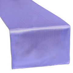 RCZ Decor Pretty Purple Satin Table Runner, 14 x 108 inch & Luxurious Table A…