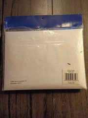 Vintage Wilton Guest Book New White w/ Beautiful Silver Design 7″X 9″