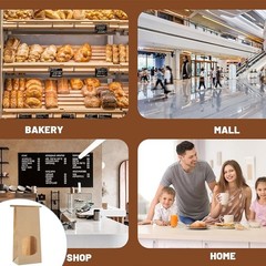 25 Pack Brown Kraft Paper Bags with Window, Waterproofing Kraft Paper Bags…