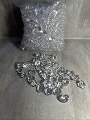 1.9 Lbs+ Lbs, 520+ Pcs, 2 Sizes Mixed, Diamond Confetti Vase Filler Bulk A32