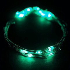 90″ Green Fairy LED Lights Garland Battery Wedding Centerpieces Decoration SALE