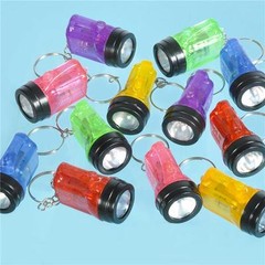 WHOLESALE LOT OF 108 MINI FLASHLIGHT KEY CHAINS, LED BATTERIES INCLUDED, BARGAIN