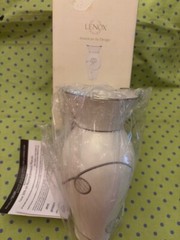 Stunning Lenox True Love 8.25″ Wedding Vase~White & Platinum~New in Box w/tags