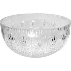 12 Quart Elegant Crystal Clear Premium Heavyweight Punch Bowl Party & Wedding