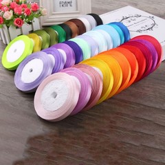 22 Metres Roll 10mm Width Ribbon Premium Sided Satin Ribbon Gift Wrap Decoration