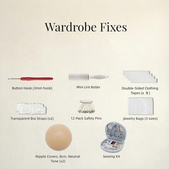 Wedding Emergency Kit for Brides, Champagne White, 100+ Pieces, All-in-One